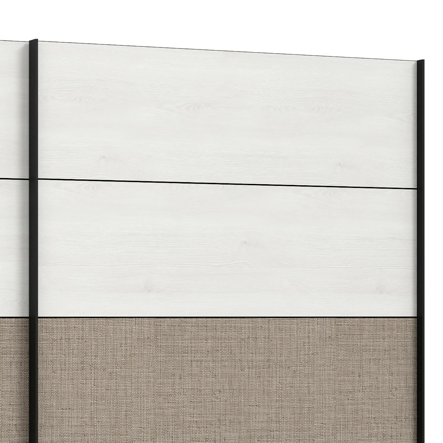 Loftscape Schwebetürenschrank Riecce - Schneeeiche Dekor / Grau – Bild 6