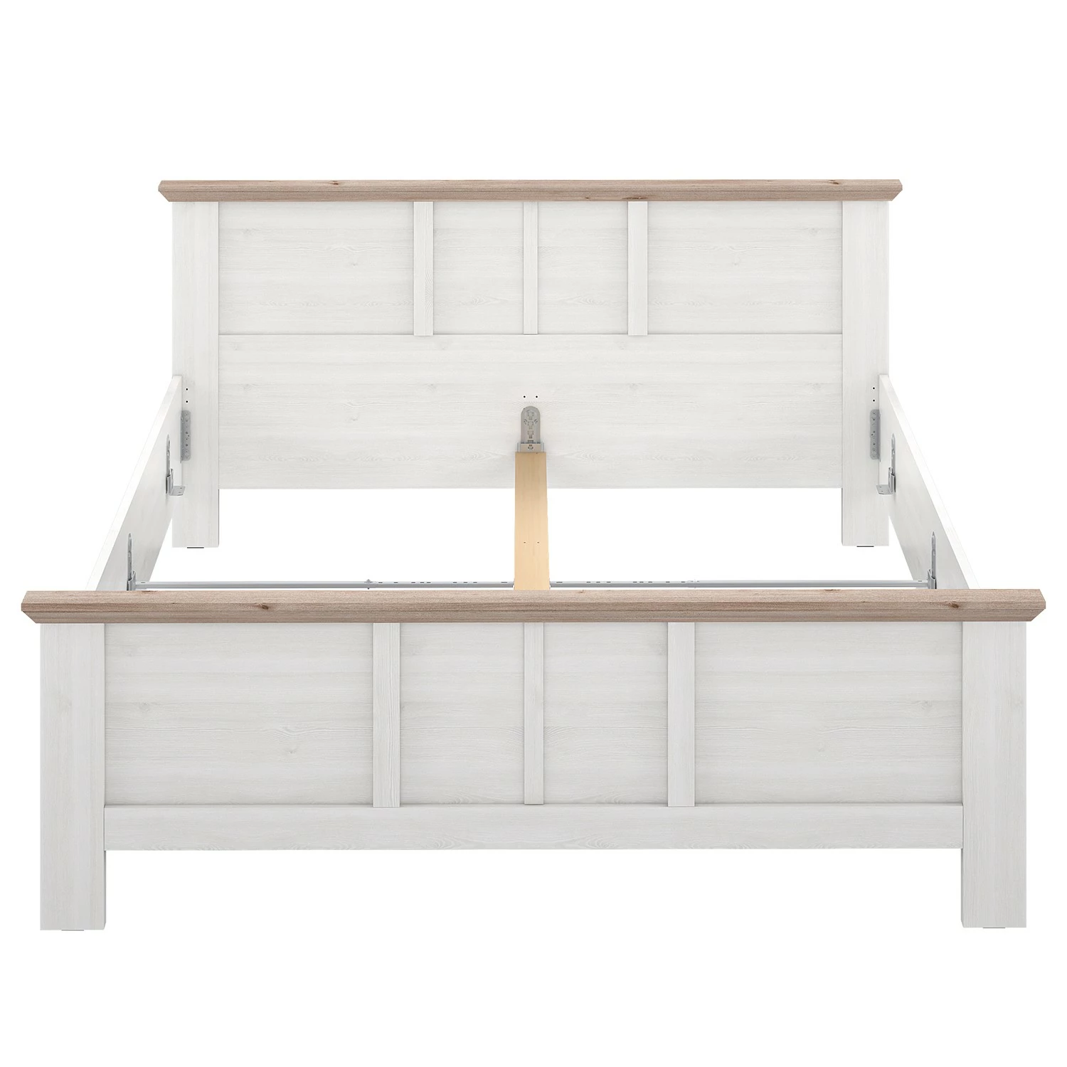 Loftscape Bettgestell Ilay - Schneeeiche Dekor / Nelson Eiche Dekor – Bild 4