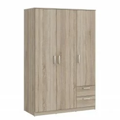 Loftscape Drehtürenschrank Naja I - Eiche Sonoma Dekor - Breite: 123 cm