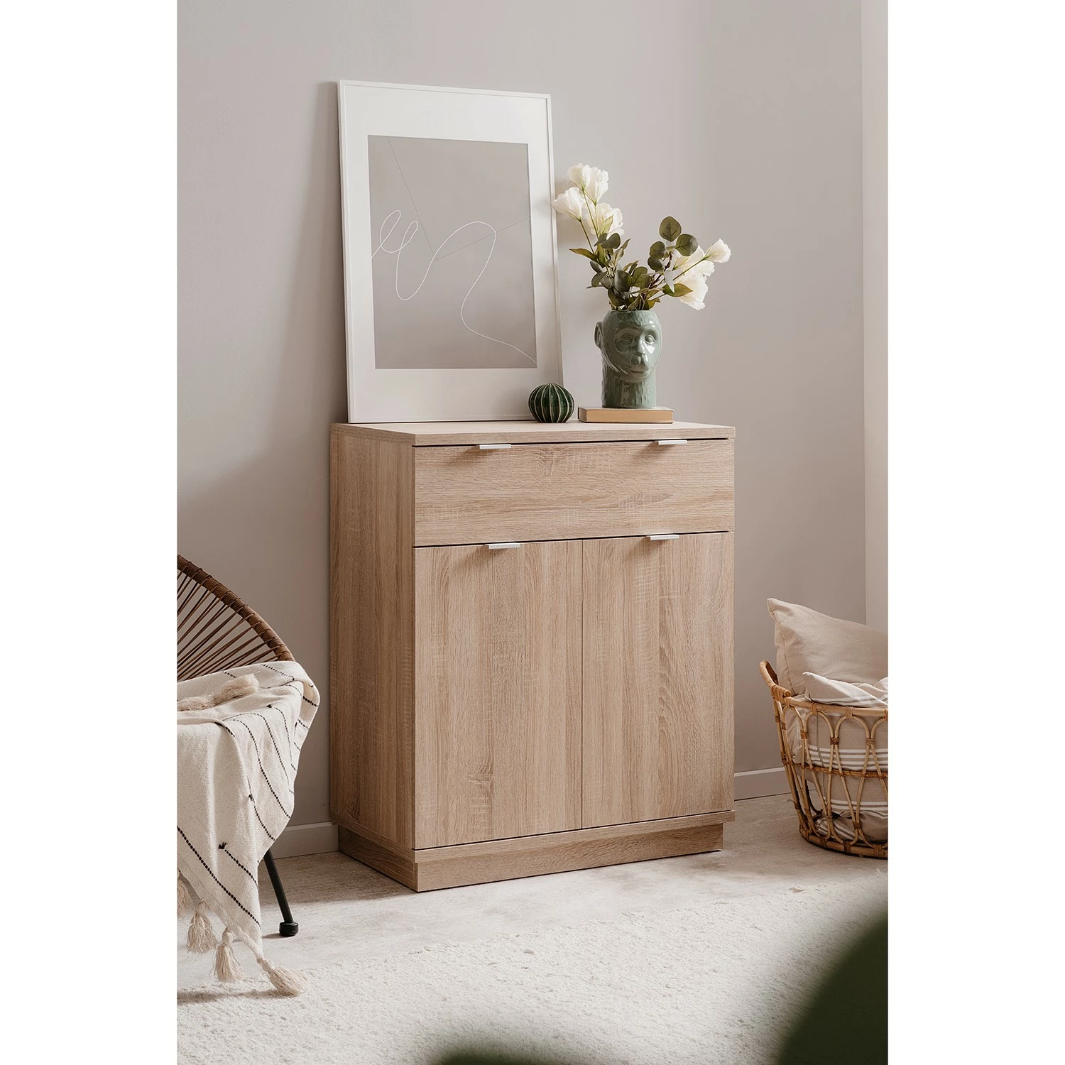 Loftscape Kommode Alcester I - Eiche Sonoma Dekor – Bild 2