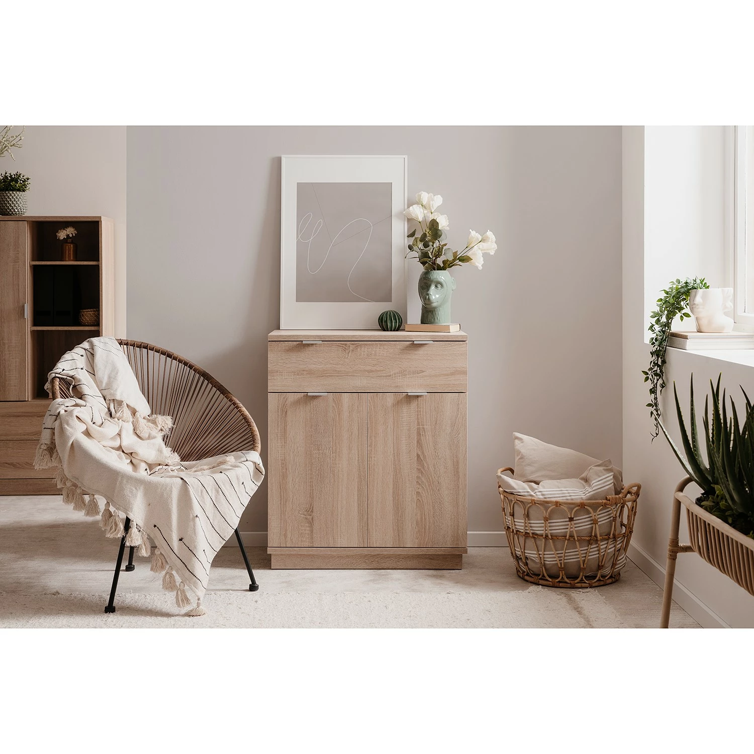 Loftscape Kommode Alcester I - Eiche Sonoma Dekor – Bild 3