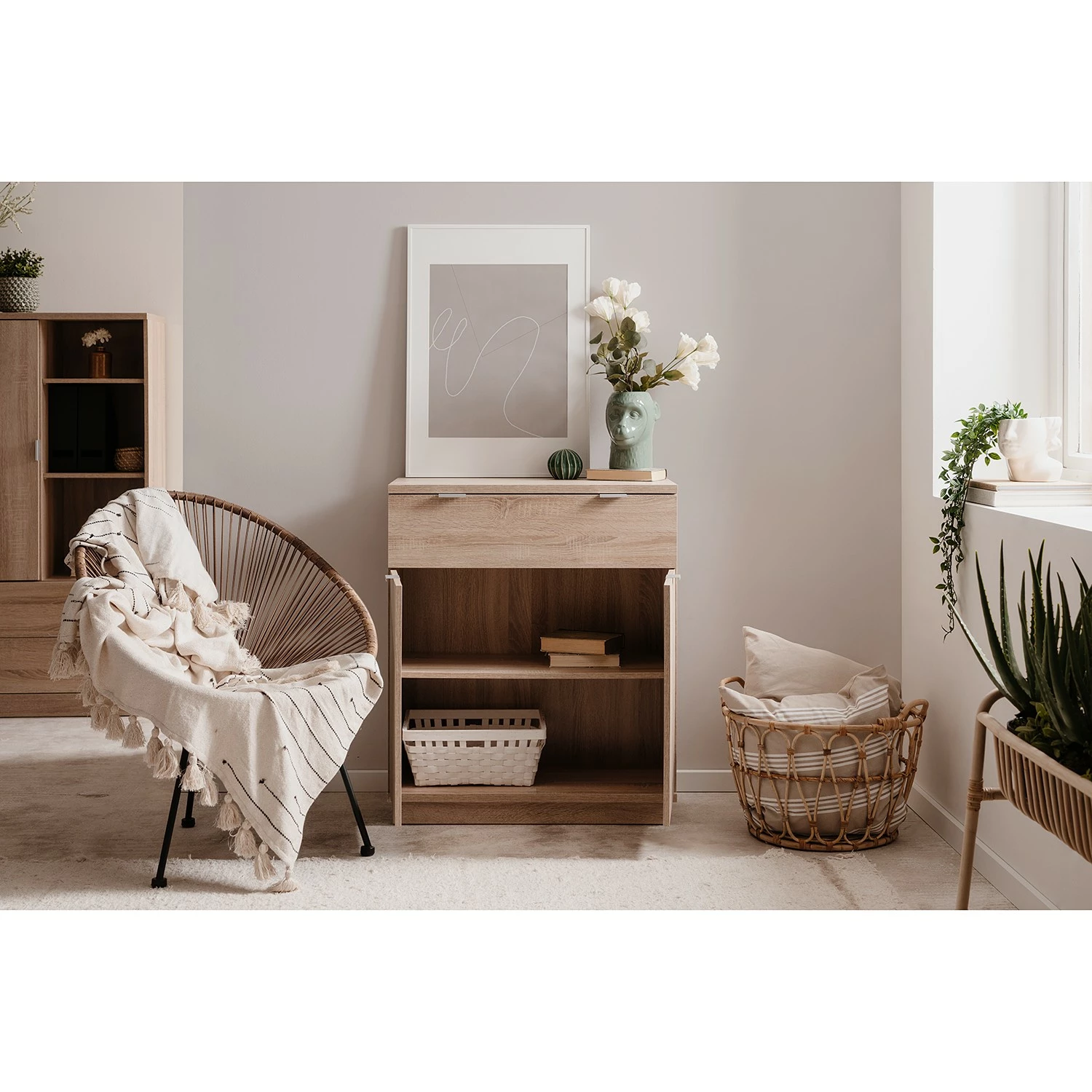 Loftscape Kommode Alcester I - Eiche Sonoma Dekor – Bild 4