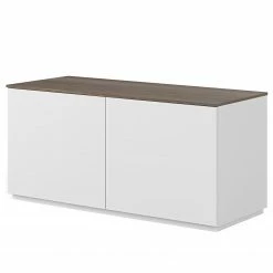 Temahome Kommode Join IV - Weiß / Nussbaum