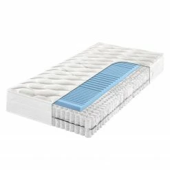 F.a.n. 7-Zonen-Thermo-Gel-Matratze Plus 1000 T+ - Tonnentaschenfederkern - 100 x 200cm - H2