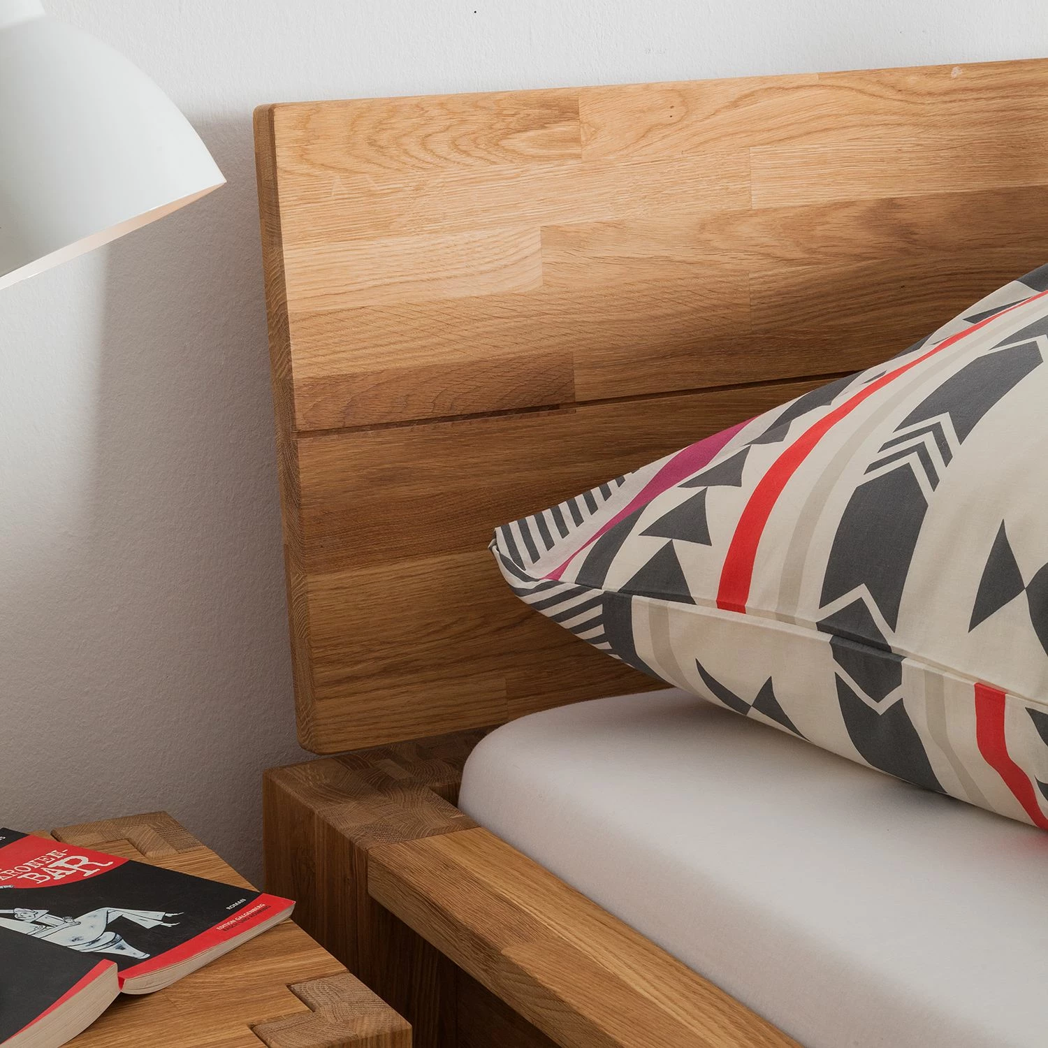 Ars Natura Massivholzbettgestell ParosWood - Eiche - 180 x 200cm – Bild 7