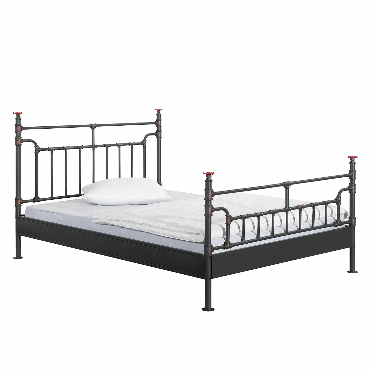 Neue Modular Bett Water Pipe - Stahl - Schwarz / Kupfer