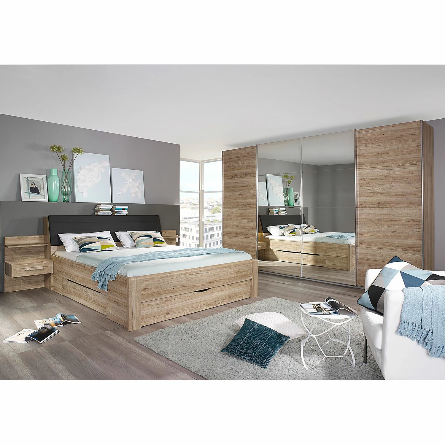 Rauch Orange Bettanlage Bensheim (3-teilig) - 180 x 200cm - Ohne Beleuchtung – Bild 7