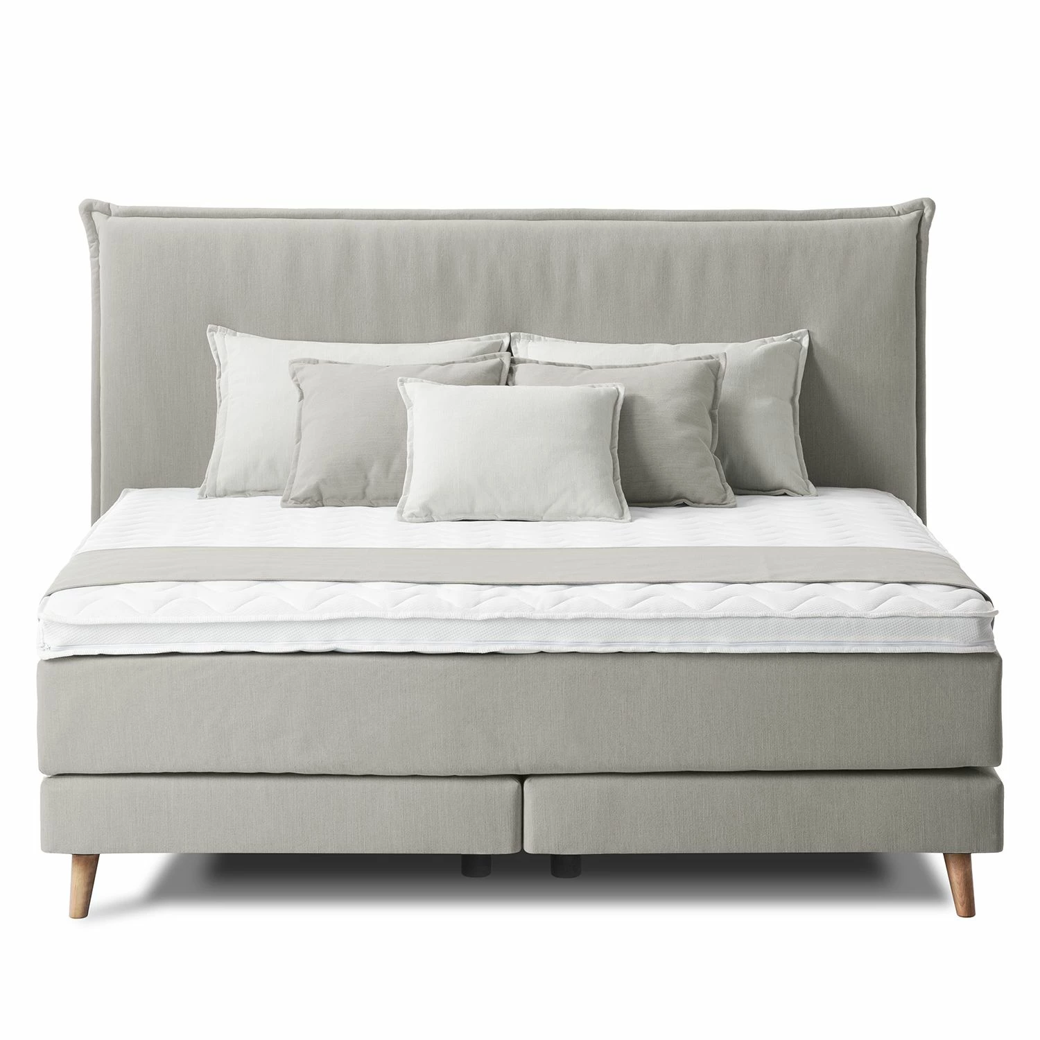 Mørteens Boxspringbett Avellino I - Schlamm - 180 x 200cm – Bild 7