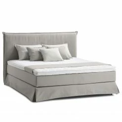 Mørteens Boxspringbett Avellino II - Schlamm - 180 x 200cm