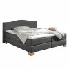 Ridgevalley Boxspringbett Bottna - Anthrazit - 180 x 200cm - Bonellfederkernmatratze - H2