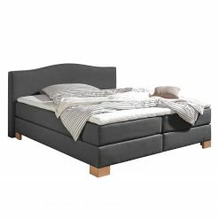 Ridgevalley Boxspringbett Bottna - Anthrazit - 180 x 200cm - Bonellfederkernmatratze - H2
