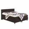 Loftscape Boxspringbett Melody - Anthrazit - 180 x 200cm - Bonellfederkernmatratze - H2 - Kaltschaumtopper