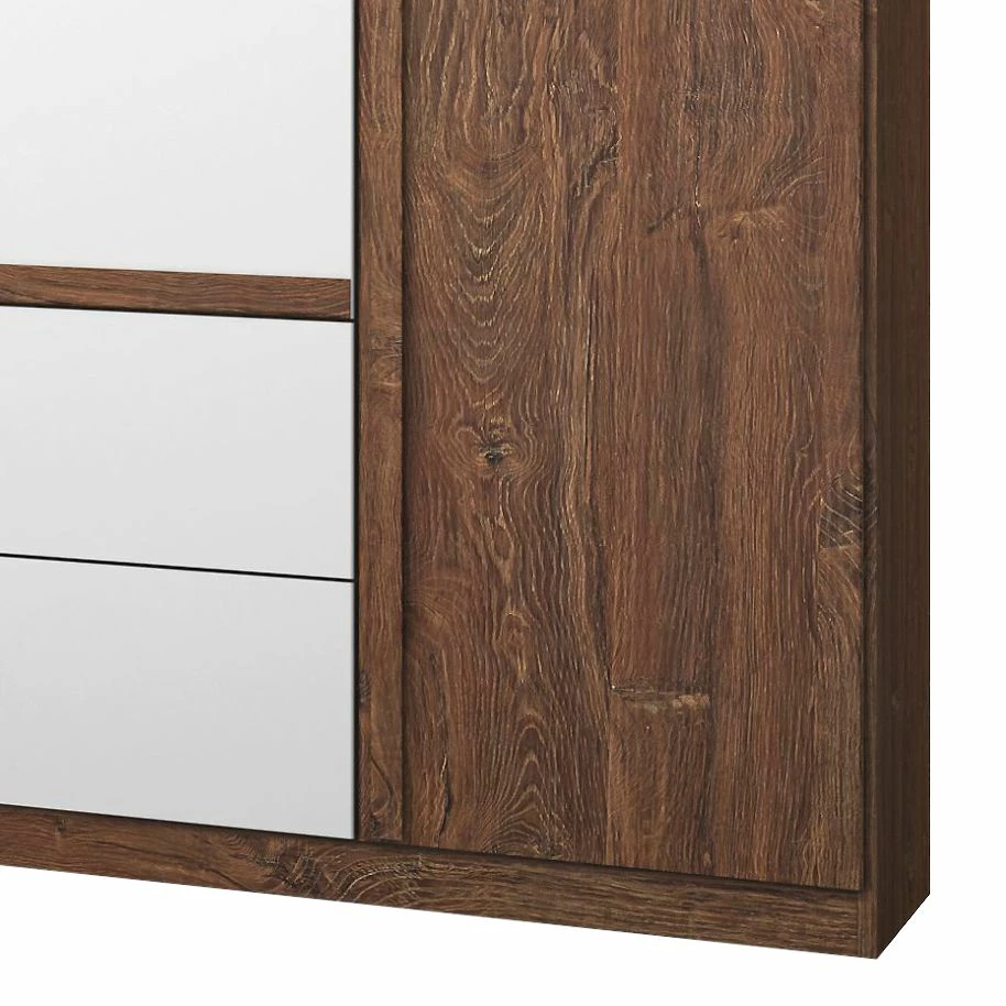 Rauch Orange Drehtürenschrank Bernau - Braun / Weiß - Breite: 181 cm – Bild 4