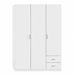 Rauch Blue Drehtürenschrank Case II - Alpinweiß - Schrankbreite: 135 cm - 3-türig - Standard