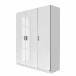 Rauch Blue Drehtürenschrank Celle - Alpinweiß / Hochglanz Weiß - Breite: 136 cm