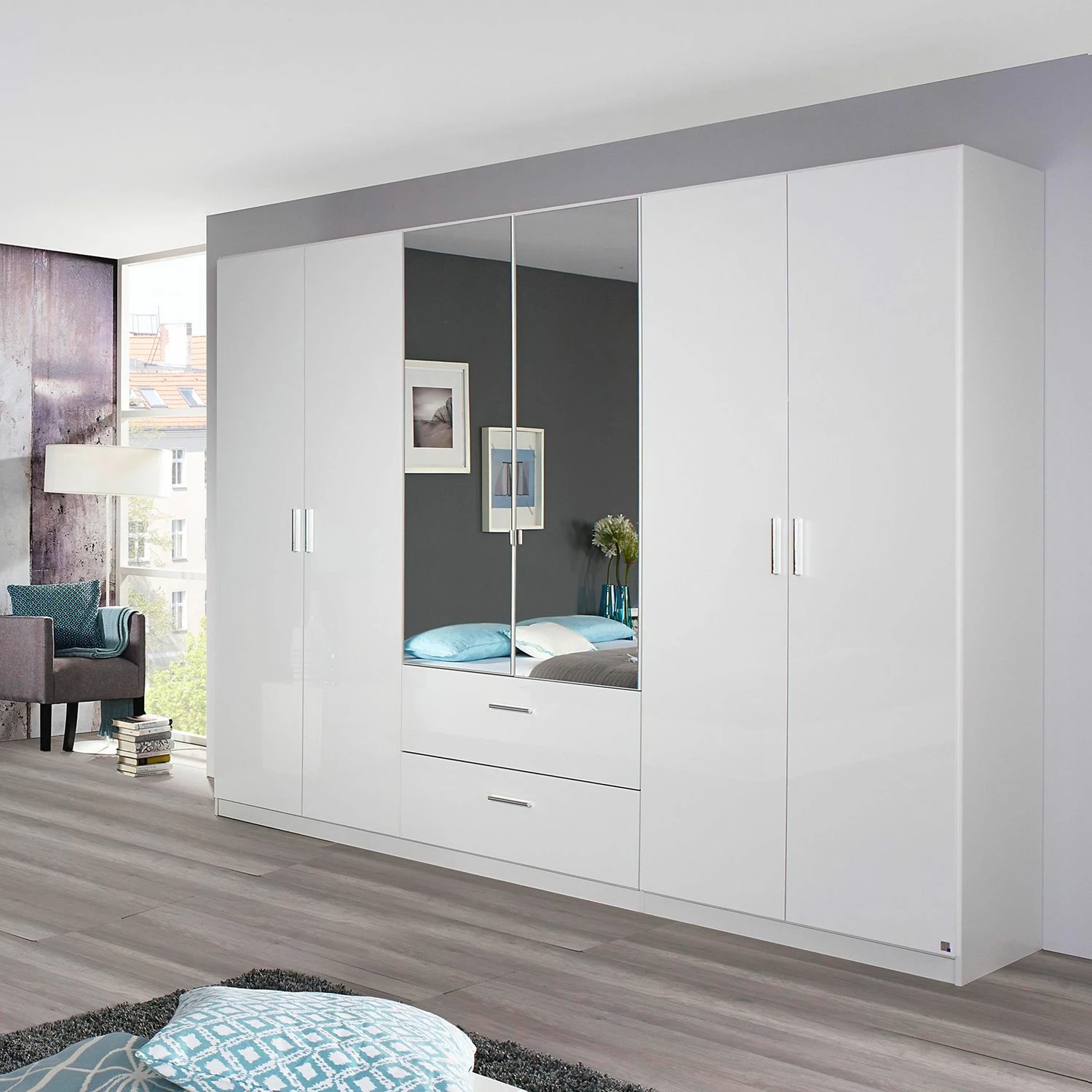 Rauch Orange Drehtürenschrank Passau - Breite: 271 cm – Bild 2