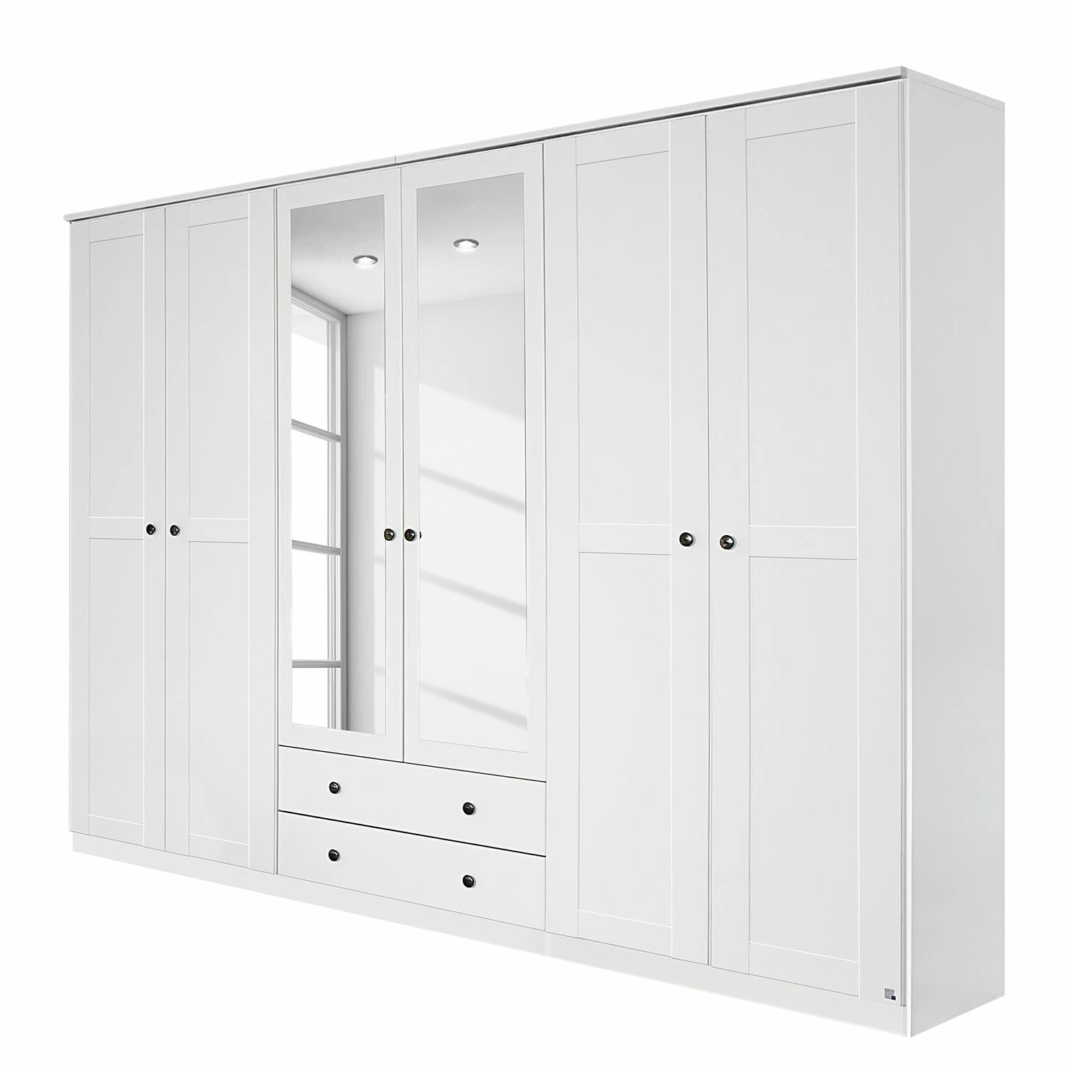 Rauch Orange Drehtürenschrank Rosenheim I - Breite: 271 cm