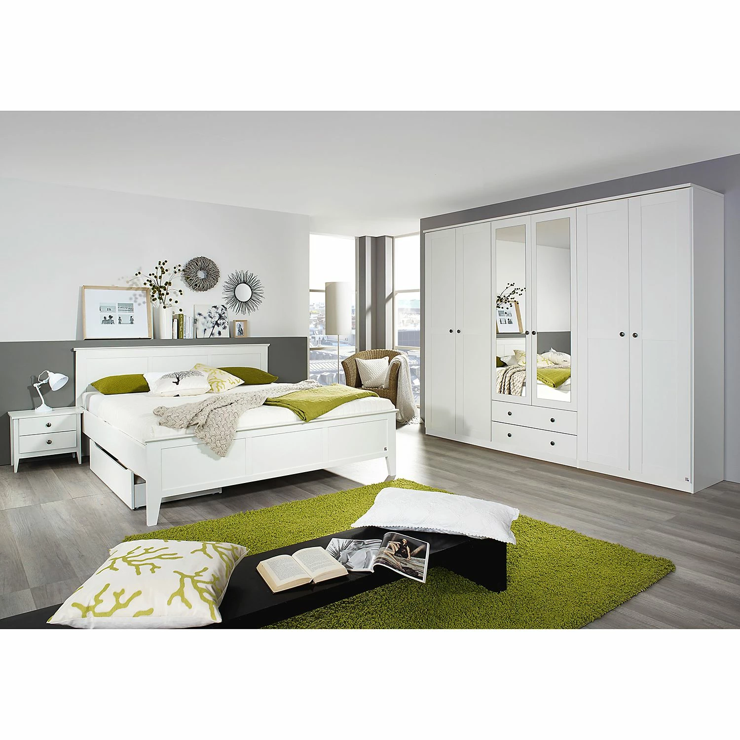 Rauch Orange Drehtürenschrank Rosenheim I - Breite: 271 cm – Bild 3