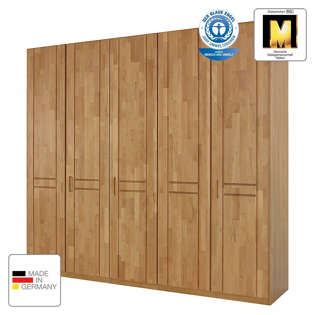 Rauch Orange Drehtürenschrank Sitara I - Erle teilmassiv - lackiert - Schrankbreite: 95 cm - 2-türig – Bild 4