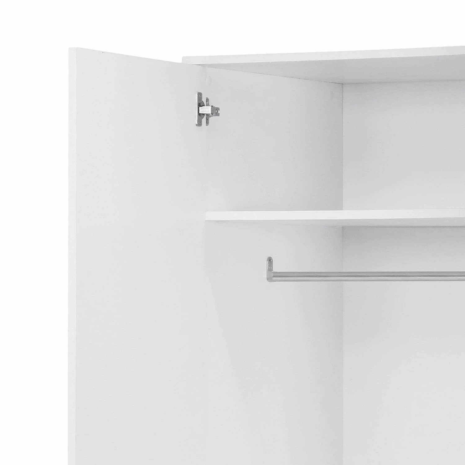 Mørteens Drehtürenschrank Sunndal - Weiß / Eiche Hell – Bild 4