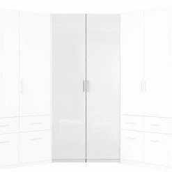 Rauch Blue Eckschrank Celle - Hochglanz Weiß / Alpinweiß