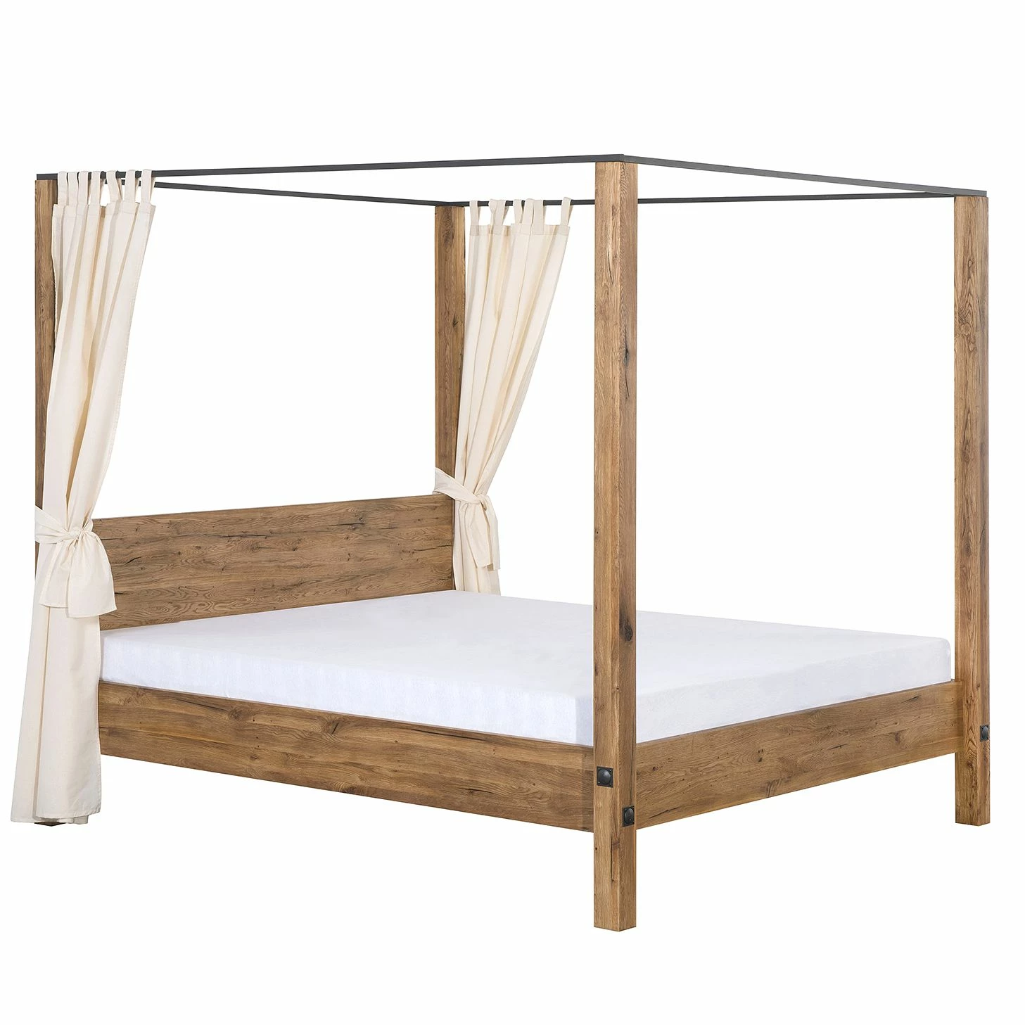 Neue Modular Himmelbett Porto-Alegre - Naturpordukt - eventuell leichte Abweichung vom Bild - 140 x 200cm – Bild 10
