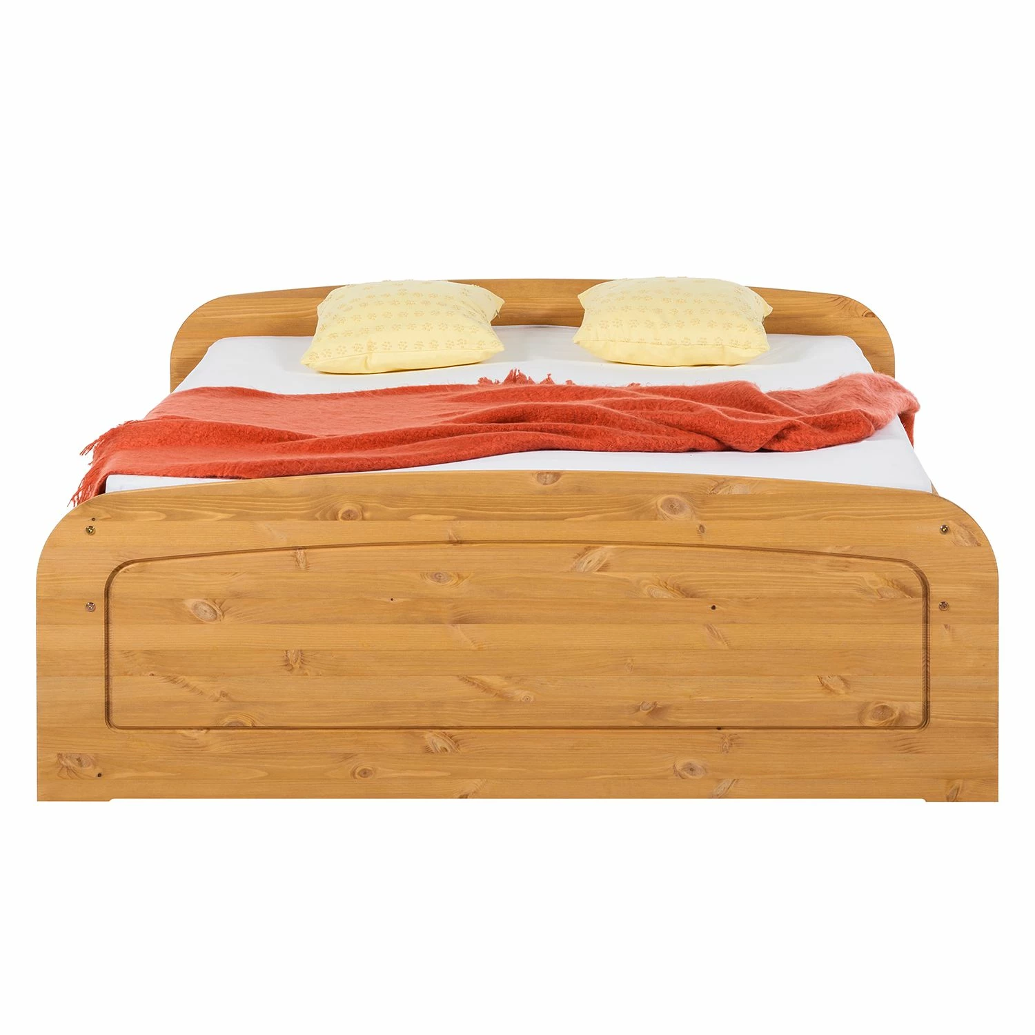 Ars Natura Massivholzbett Fia - Kiefer Natur gebeizt & gewachst - 180 x 200cm – Bild 11