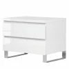 Fredriks Nachtkommode Bianco I - Hochglanz Weiß