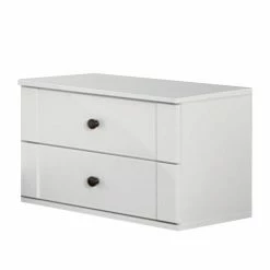 Wimex Nachtschrank Lundu - Alpinweiß - 2 Nachtkommoden
