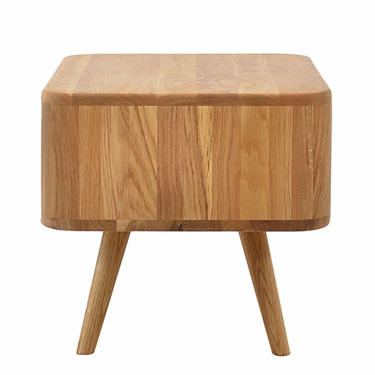 Studio Copenhagen Nachtkommode Loca II - Wildeiche teilmassiv - Weiß / Wildeiche – Bild 4