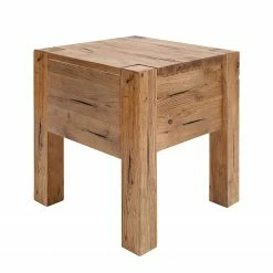 Neue Modular Nachttisch Porto-Alegre - Sumpfeiche massiv