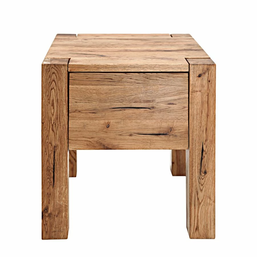 Neue Modular Nachttisch Porto-Alegre - Sumpfeiche massiv – Bild 4