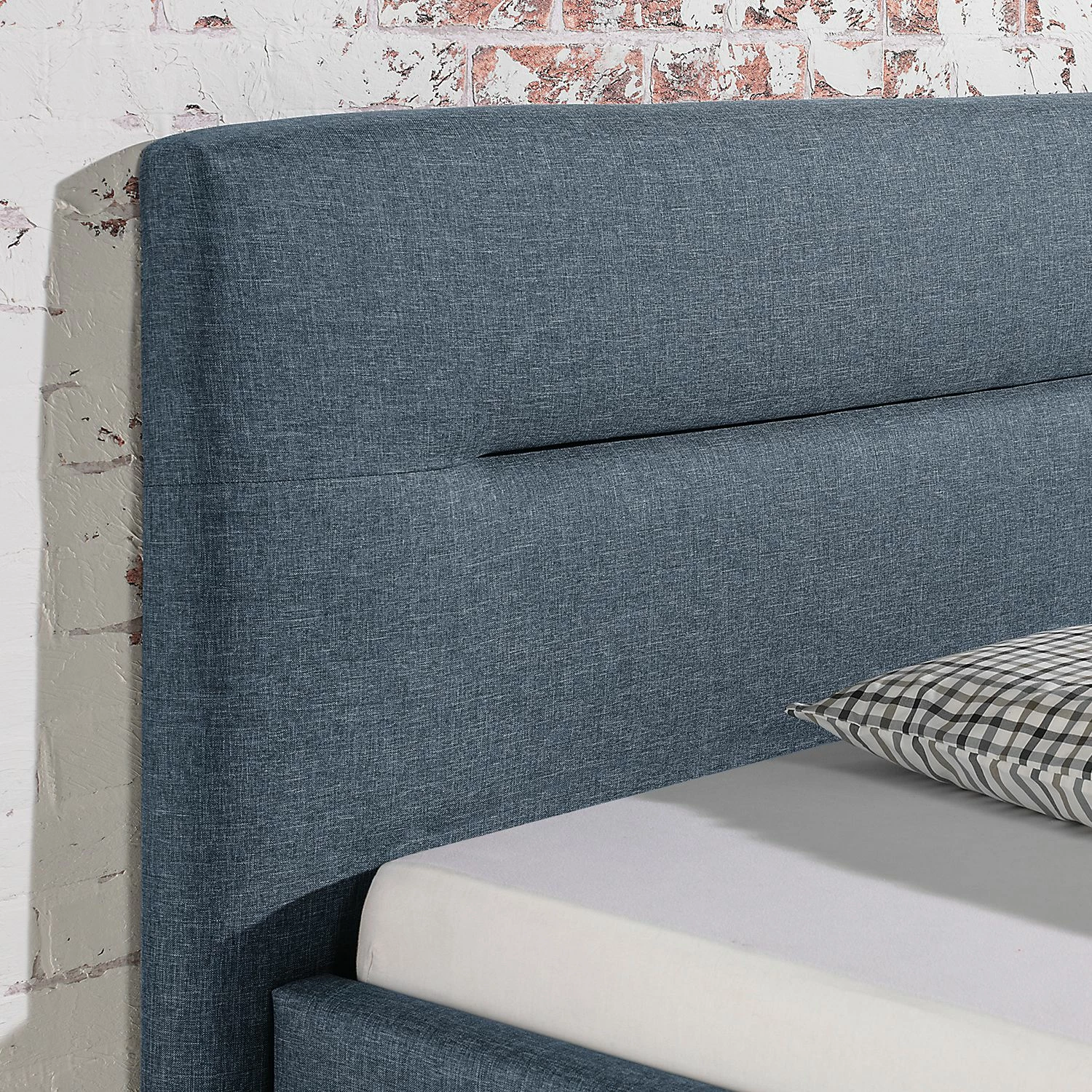 Fredriks Polsterbett Billdal Strukturstoff - Schiefergrau - 180 x 200cm – Bild 2