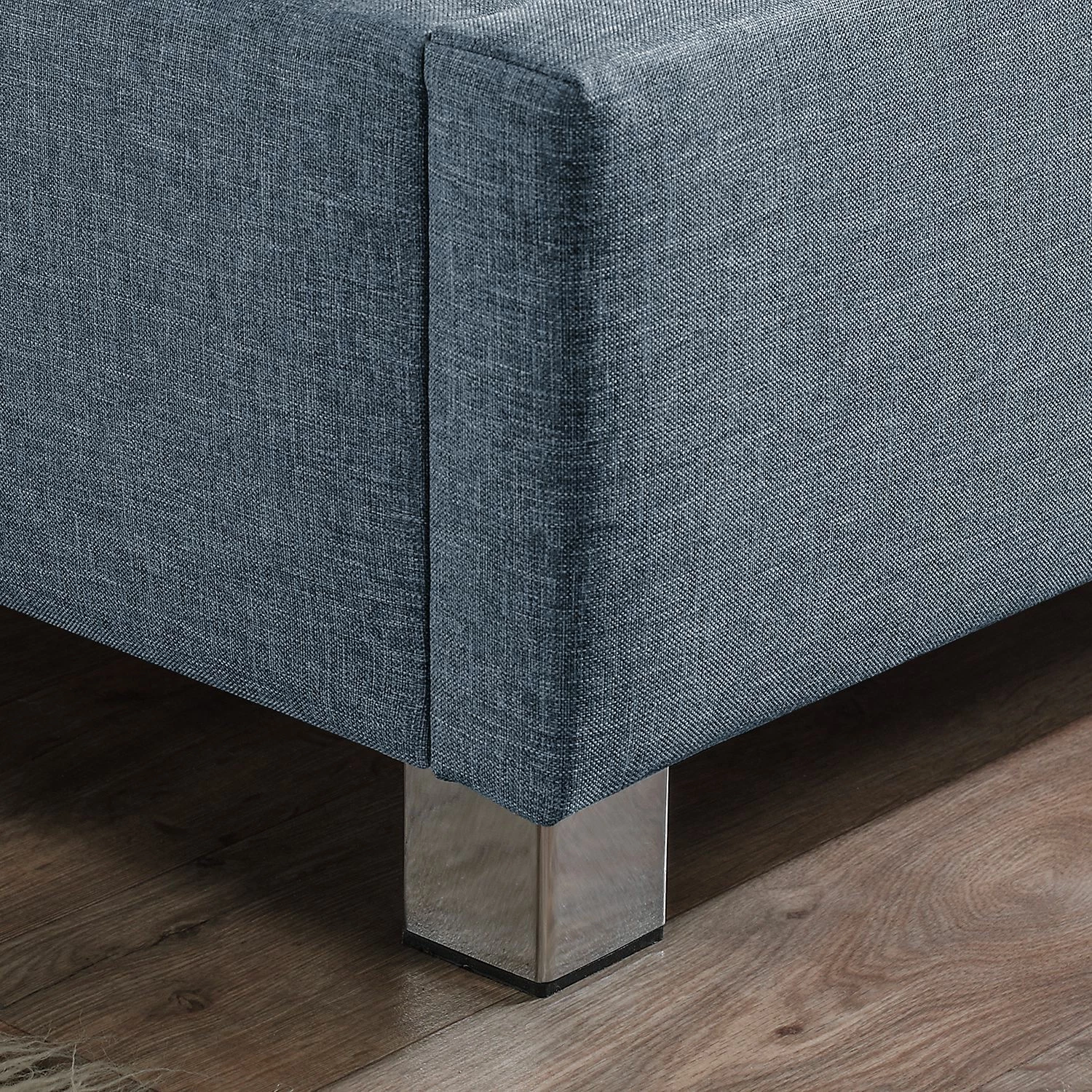 Fredriks Polsterbett Billdal Strukturstoff - Schiefergrau - 180 x 200cm – Bild 3