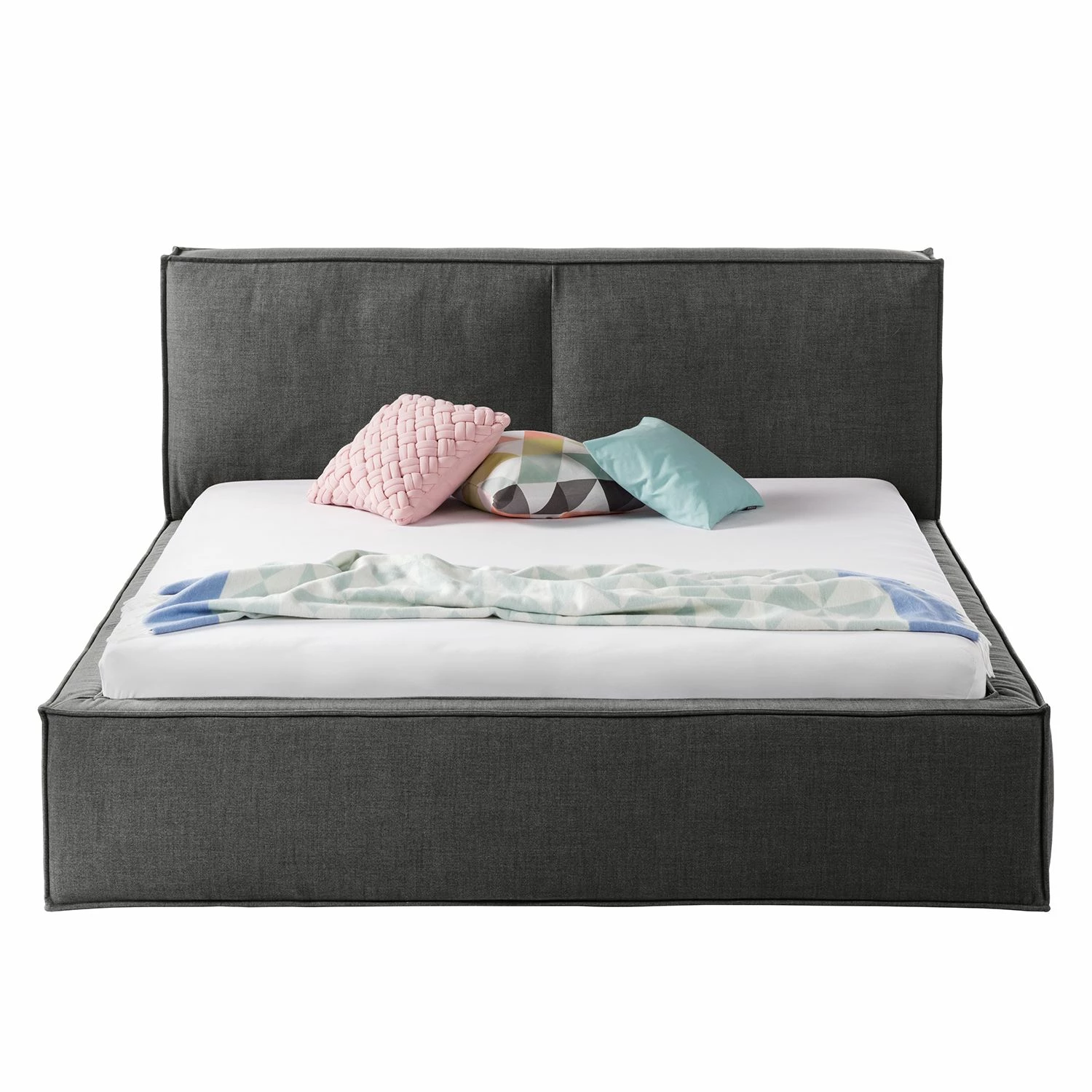 Polsterbett Kinx - Stoff KINX: Anthrazit - 180 x 200cm – Bild 6