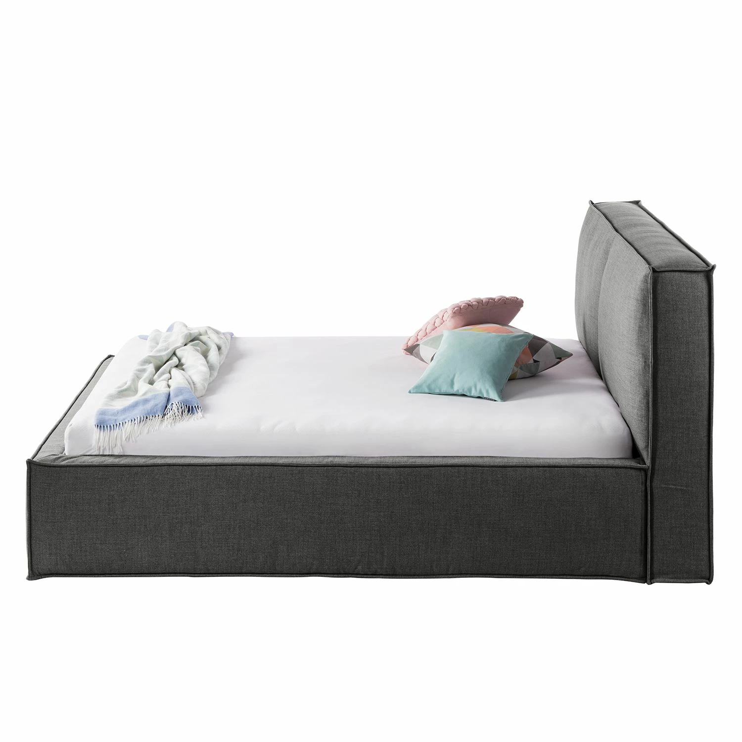Polsterbett Kinx - Stoff KINX: Anthrazit - 180 x 200cm – Bild 9