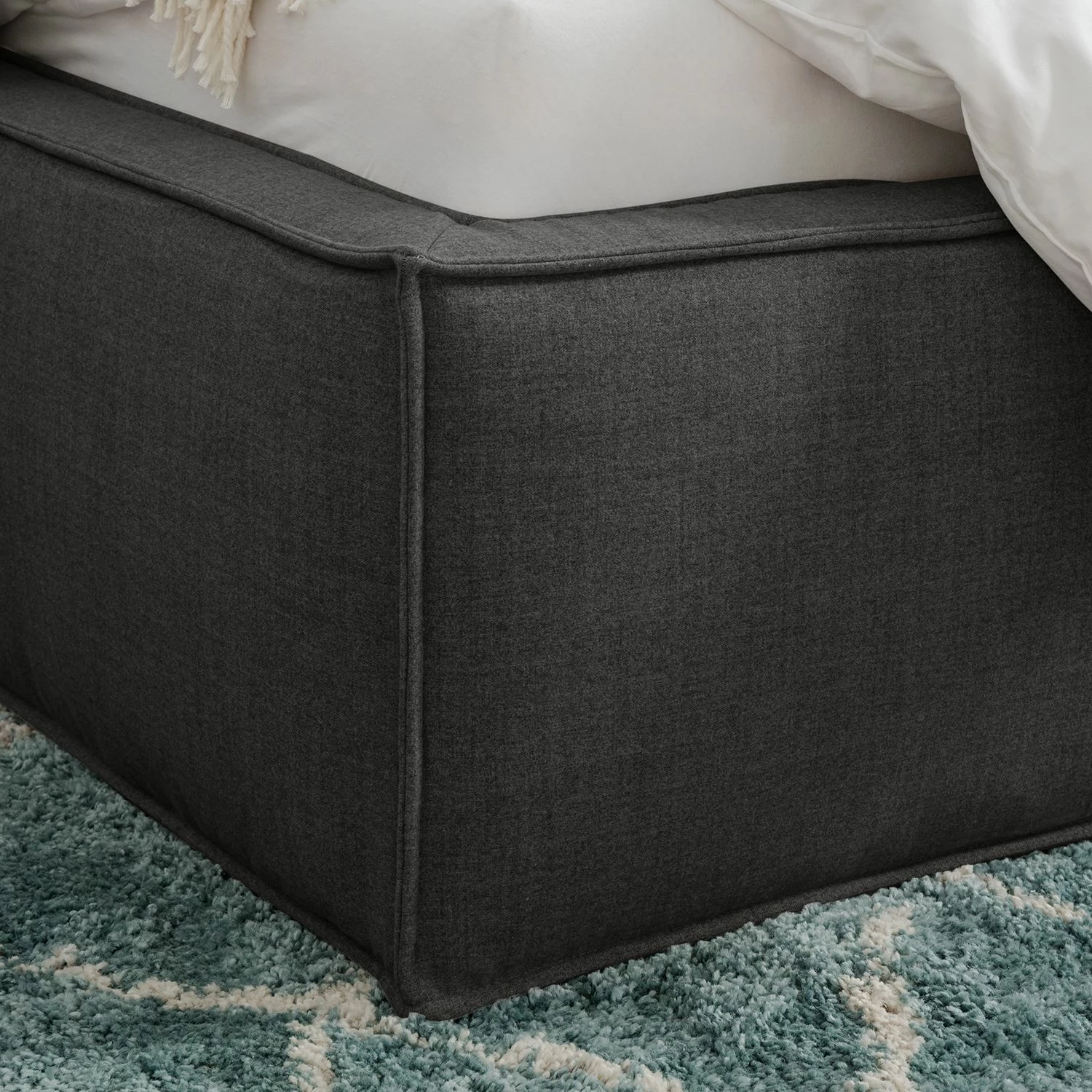 Polsterbett Kinx - Stoff KINX: Anthrazit - 180 x 200cm – Bild 16