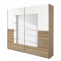 Rauch Blue Schwebetürenschrank Crato - Eiche Sonoma Dekor / Alpinweiß - Breite: 218 cm