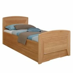 Rauch Orange Teilmassives Komfortbett Valerie I - 100 x 200cm - Kein Bettkasten