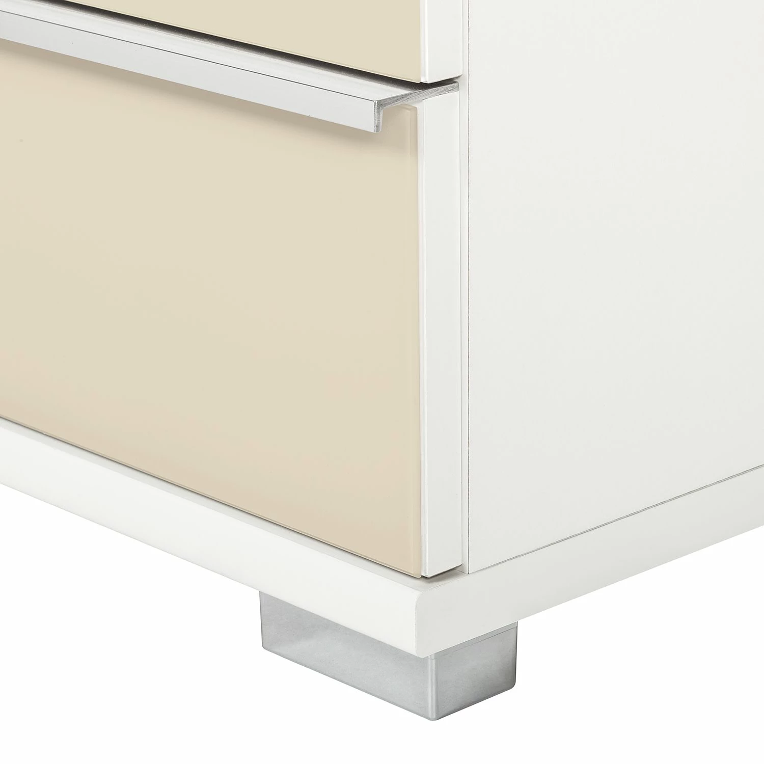 Wiemann Schubkastenkommode Chicago I - Alpinweiß / Glas Magnolie – Bild 8